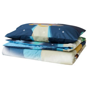 IKEA AFTONSPARV Duvet Cover And Pillowcase, Space/Blue, Twin (805.540.44) NEW